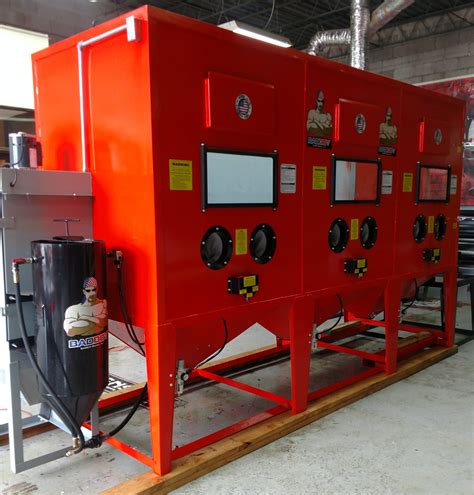 industrial sandblasting cabinets